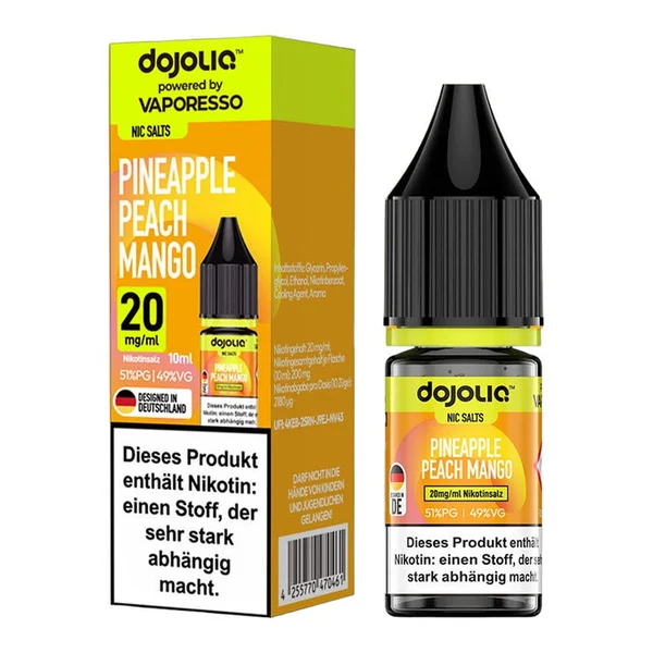 DOJOLIQ Pineapple Peach Mango, Produktfoto