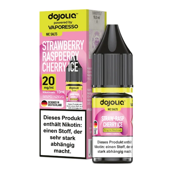 DOJOLIQ Strawberry Raspberry Cherry Ice, Produktfoto